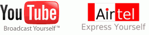 Airtel Vs Youtube Logos