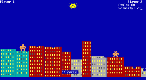 Remember Qbasic Gorillas Now Play It In Flash